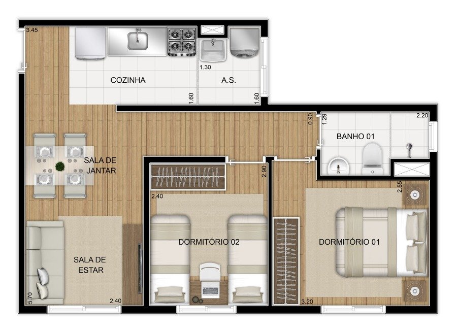 Apartamento para Venda por R$189.000,00 - Itaquera, São paulo / SP
