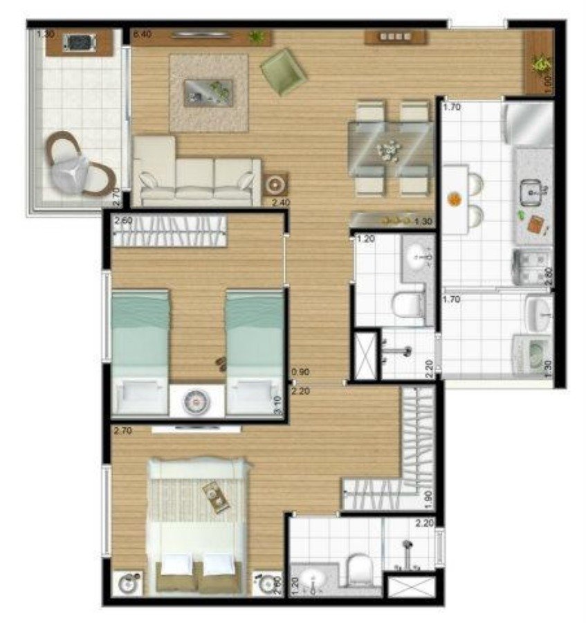 Apartamento para Venda por R$330.000,00 - Vila carrao, São paulo / SP