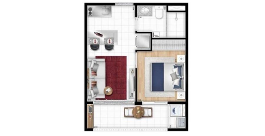 Apartamento à venda com 1 quarto, 32m² - Foto 15