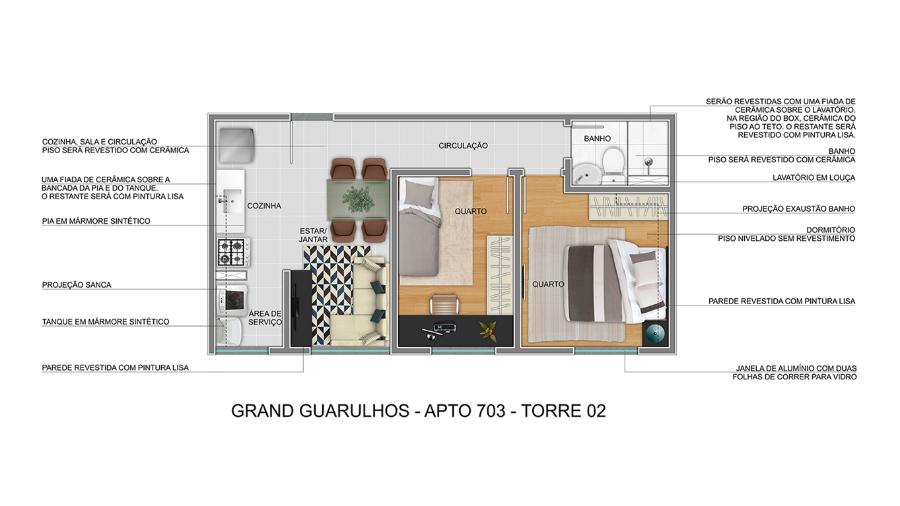 Apartamento, 2 quartos, 3687 m² - Foto 13