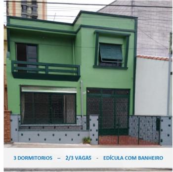 Sobrado para Venda por R$990.000,00 com 3 dormitórios, 2 vagas e 1 banheiro - Mooca, São paulo / SP