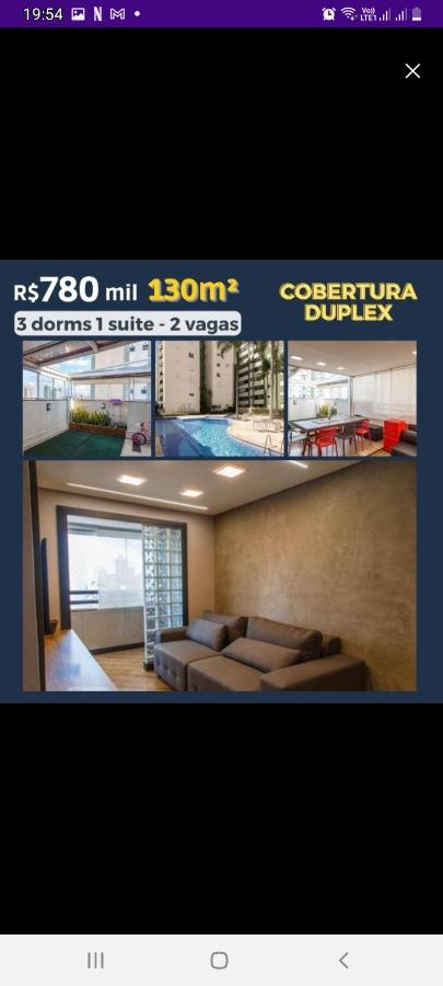 Cobertura à venda com 3 quartos, 130m² - Foto 1