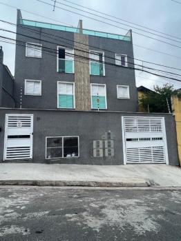 Apartamento Cobertura para Venda por R$350.000,00 com 150m², 2 dormitórios, 1 vaga e 1 banheiro - Vila junqueira , Santo andré / SP