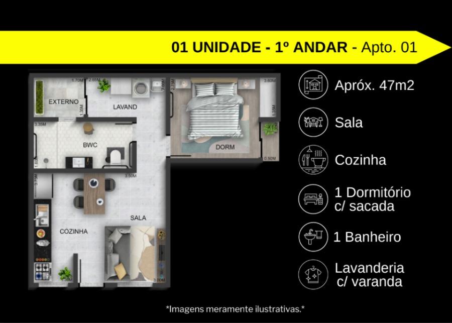 Apartamento, 2 quartos, 27 m² - Foto 7