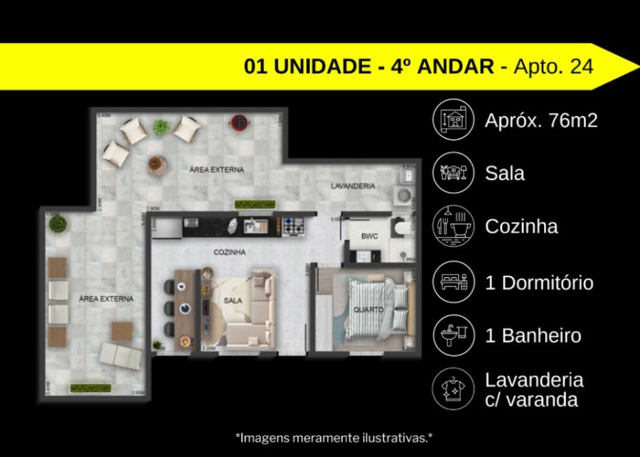 Apartamento, 2 quartos, 27 m² - Foto 15