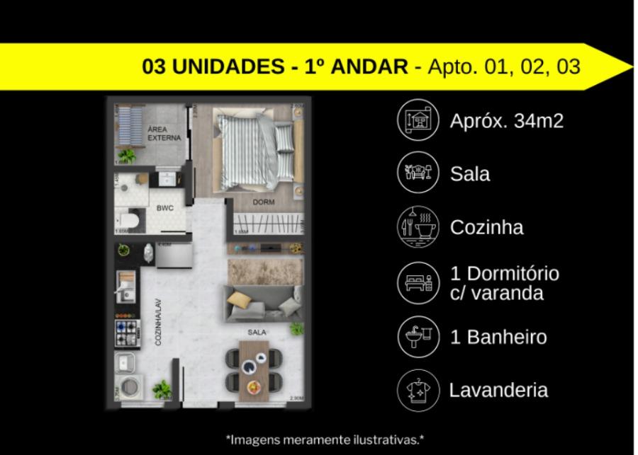Apartamento, 2 quartos, 36 m² - Foto 7