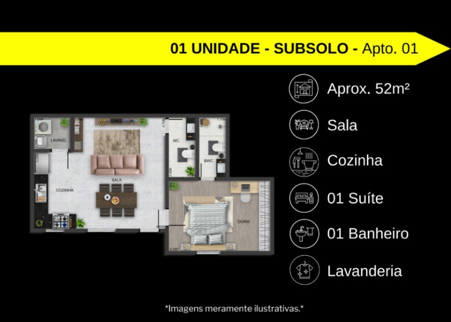 Apartamento, 1 quarto, 27 m² - Foto 2