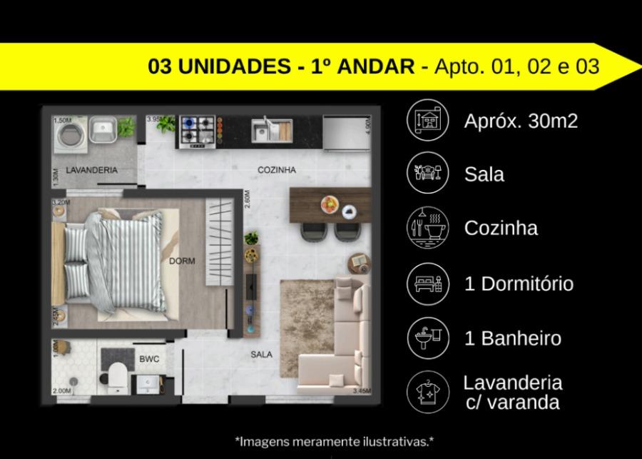 Apartamento, 1 quarto, 28 m² - Foto 5
