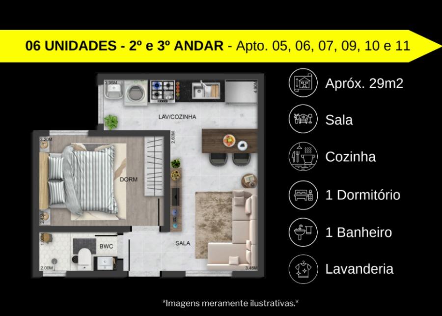 Apartamento, 1 quarto, 28 m² - Foto 7