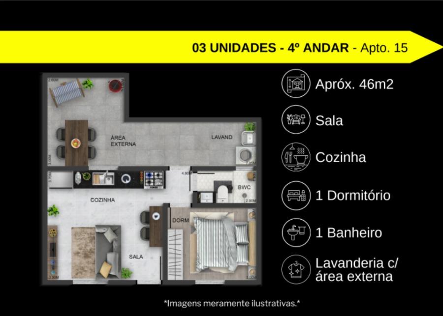 Apartamento, 2 quartos, 36 m² - Foto 10
