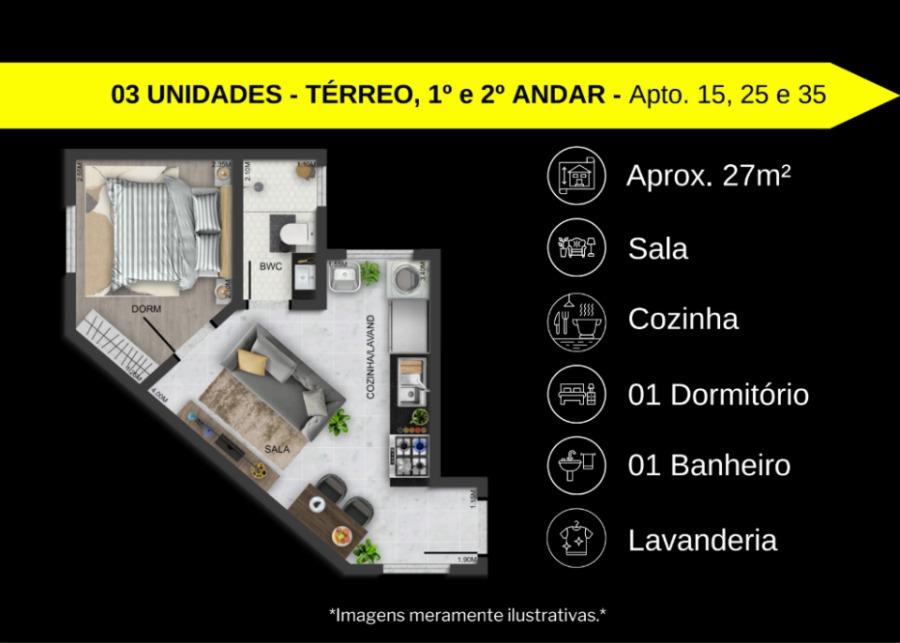 Apartamento, 1 quarto, 27 m² - Foto 4