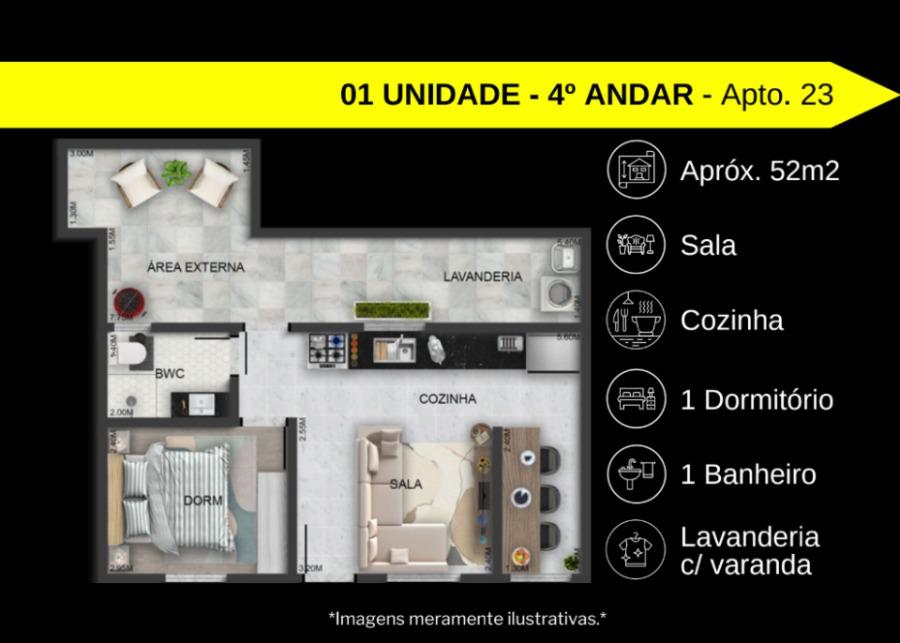 Apartamento, 2 quartos, 27 m² - Foto 14