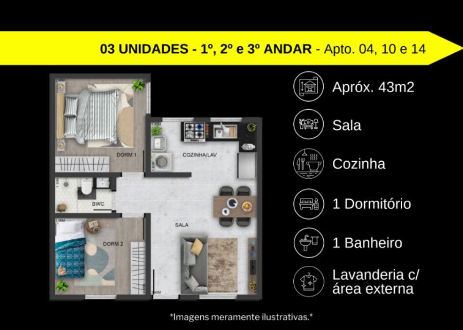 Apartamento, 2 quartos, 36 m² - Foto 9