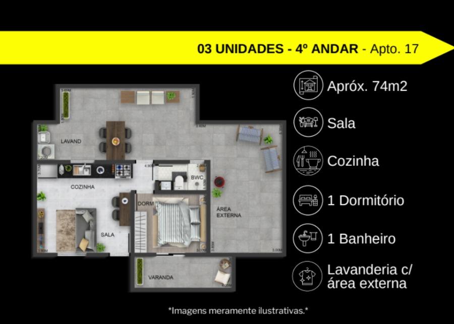 Apartamento, 2 quartos, 36 m² - Foto 12