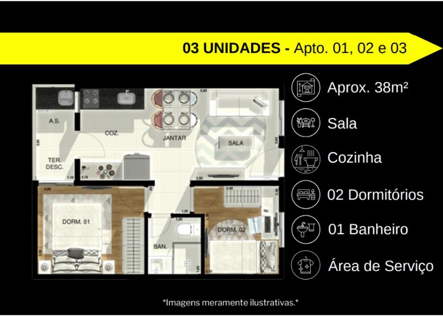 Apartamento, 2 quartos, 120 m² - Foto 3