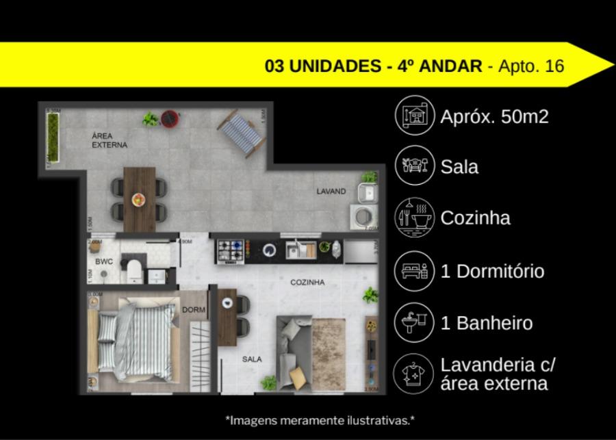 Apartamento, 2 quartos, 36 m² - Foto 11