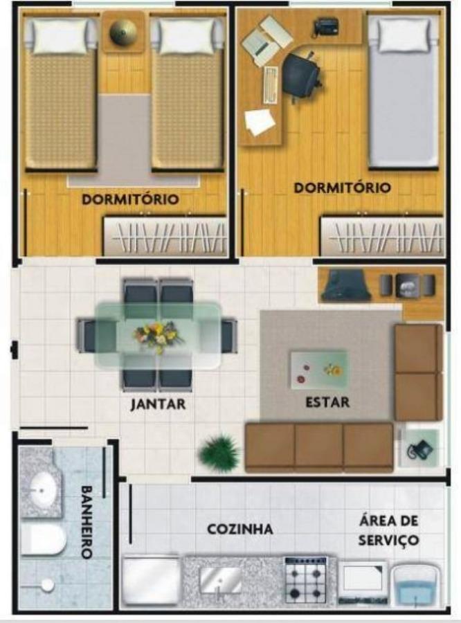 Apartamento, 2 quartos, 40 m² - Foto 3